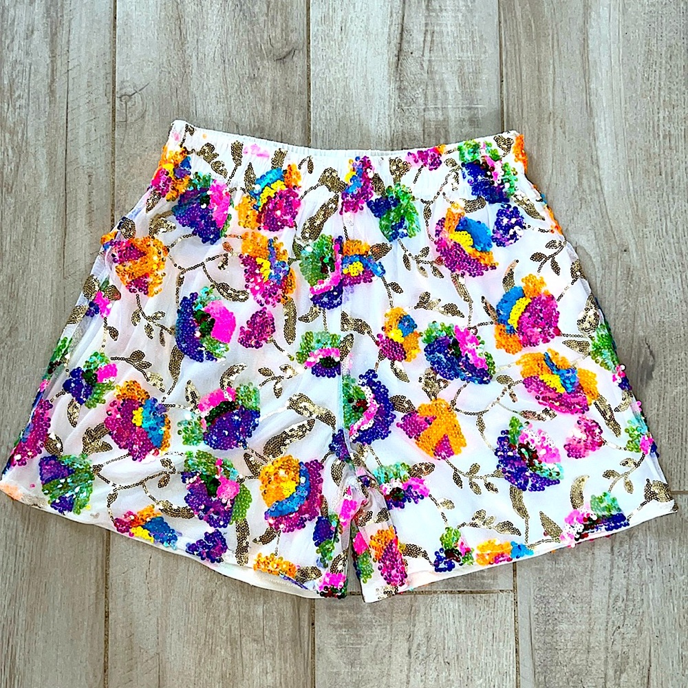 NWOT Why Dress Sequin Shorts